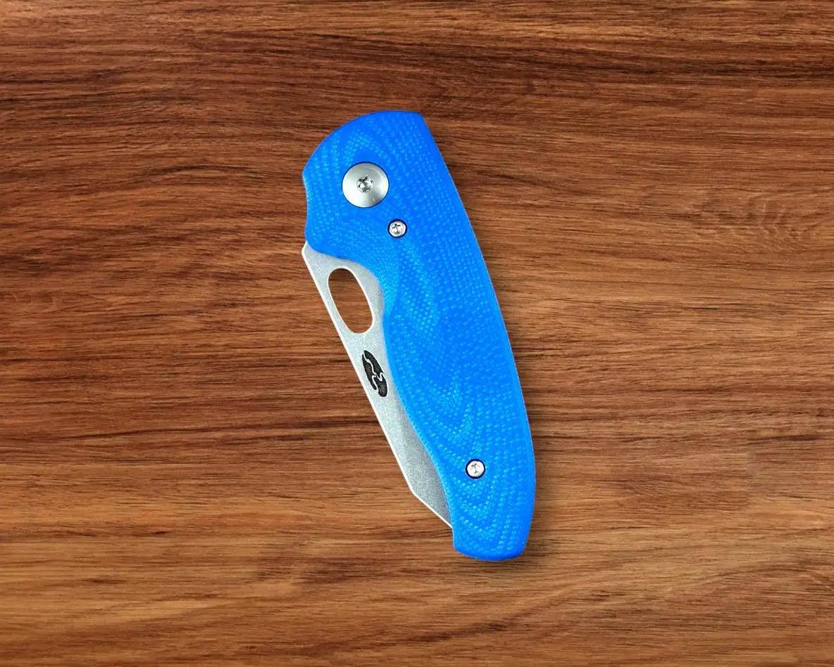 Three Rivers Mfg.-Three Rivers Mfg. (TRM) Holey Nerd - ROYAL BLUE G10 3D Contoured Handles - MagnaCut-Urban Cutlery