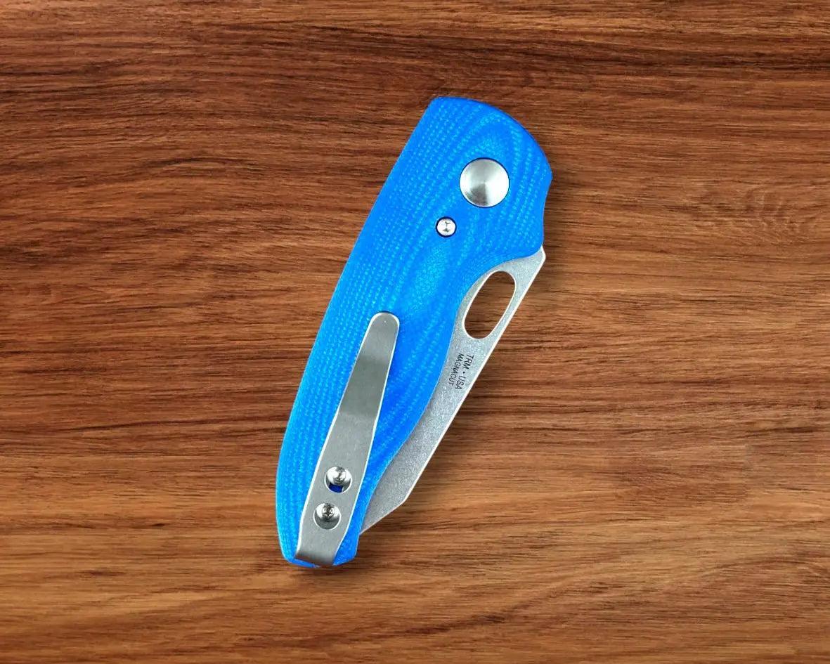 Three Rivers Mfg.-Three Rivers Mfg. (TRM) Holey Nerd - ROYAL BLUE G10 3D Contoured Handles - MagnaCut-Urban Cutlery