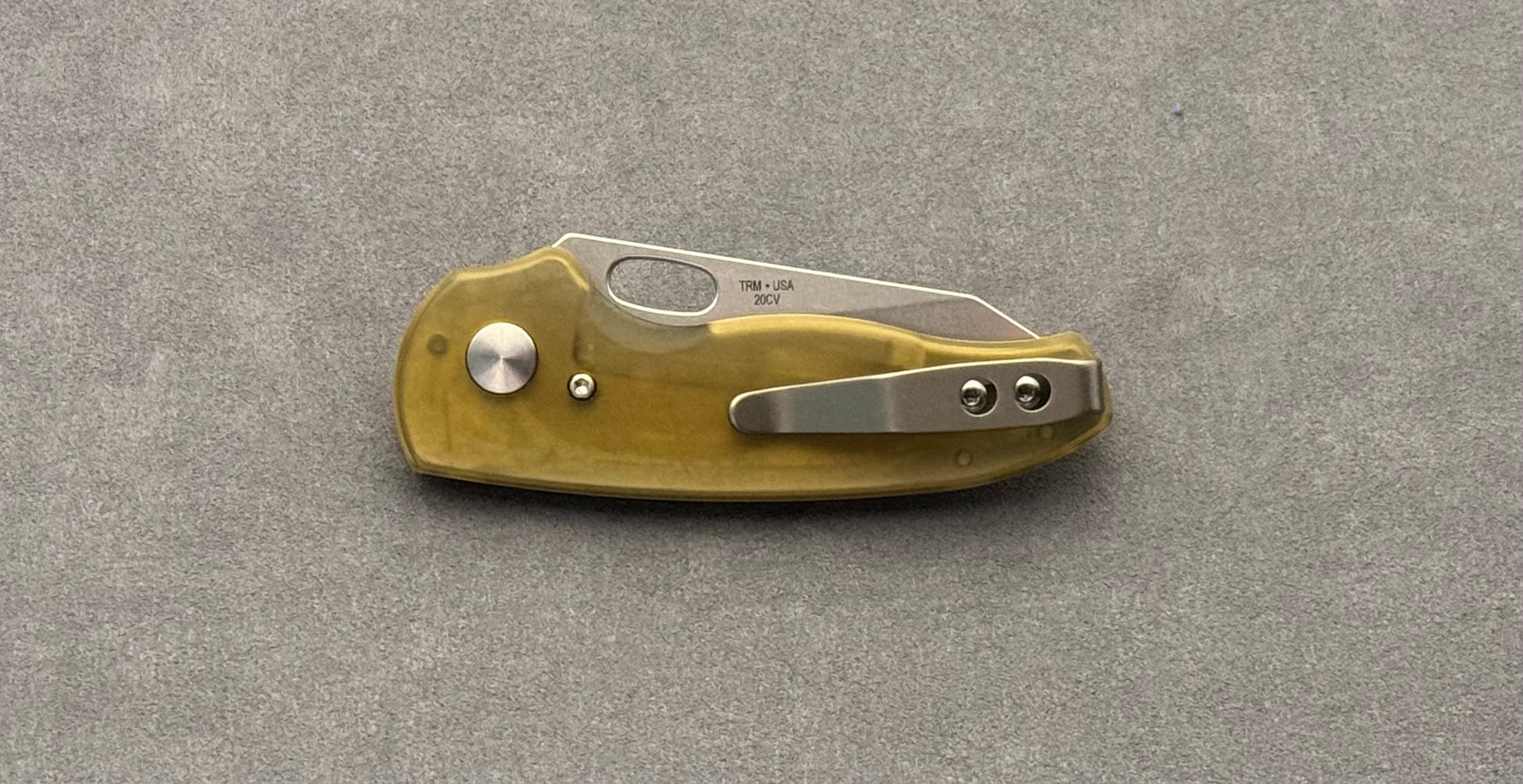 Three Rivers Mfg.-Three Rivers Mfg. (TRM) - Holey-Nerd - Ultem 20CV - Linerlock - Pre-Owned-6-Urban Cutlery
