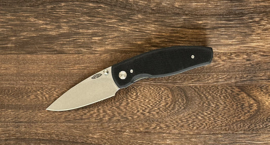 Three Rivers Mfg.-Three Rivers Mfg. (TRM) Neutron 2 - JET BLACK G10 Flat Handles - Magnacut Blade-1-Urban Cutlery