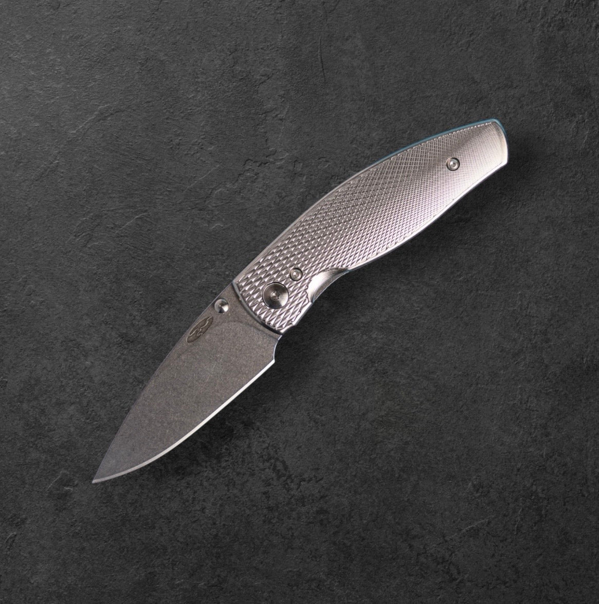 Three Rivers Mfg.-Three Rivers Mfg. (TRM) Neutron 2 - Titanium 3D Contoured LIZARD SKIN - 20CV Blade-2-Urban Cutlery