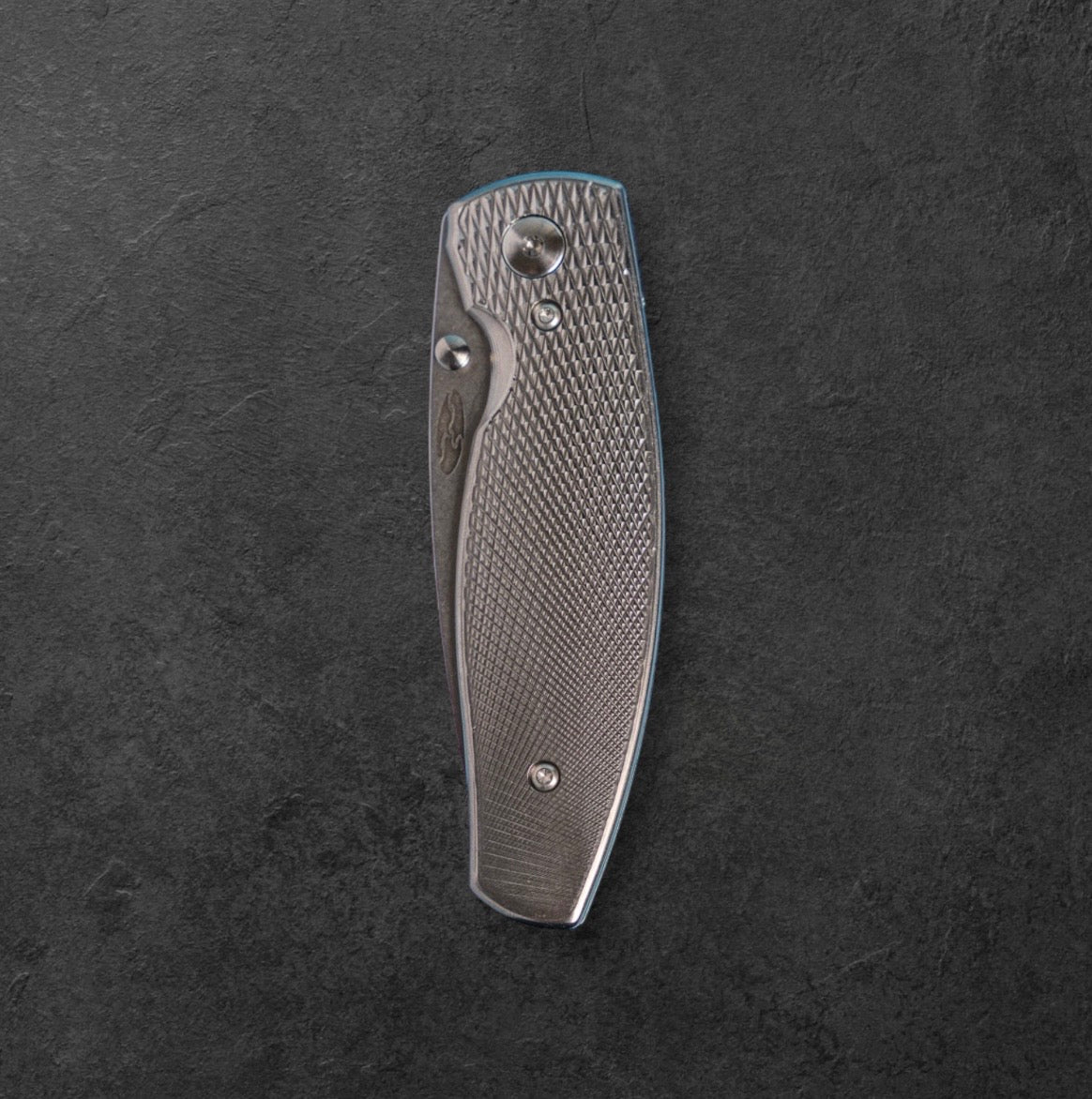 Three Rivers Mfg.-Three Rivers Mfg. (TRM) Neutron 2 - Titanium 3D Contoured LIZARD SKIN - 20CV Blade-3-Urban Cutlery