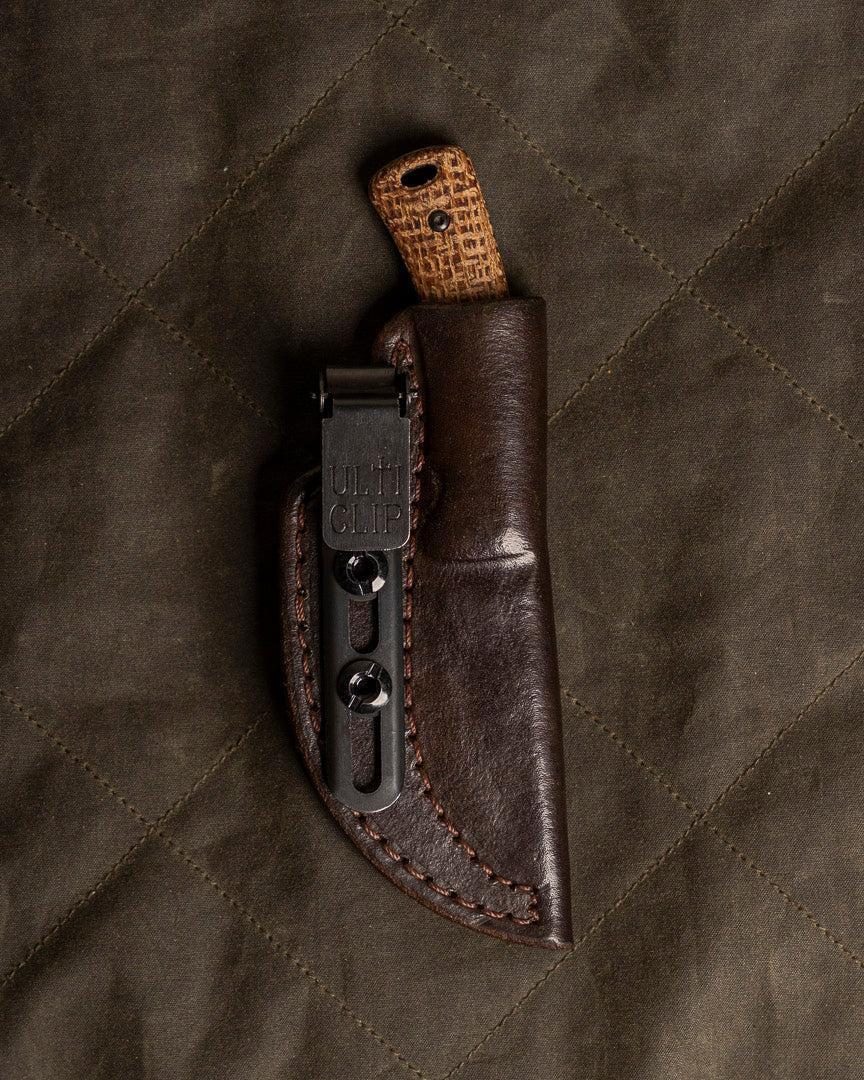 Three Rivers Mfg.-Three Rivers Mfg. (TRM) TAGALONG - BURLAP MICARTA Handles - Magnacut Blade-4-Urban Cutlery
