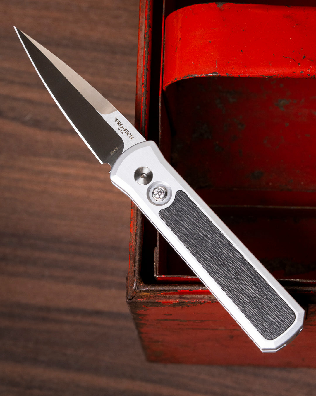 UC_NYC_Exclusive-2025 Godson 7210-Silver Crosscut 20CV AUTO - UC Diamond Exclusive 1/1-5-Urban Cutlery