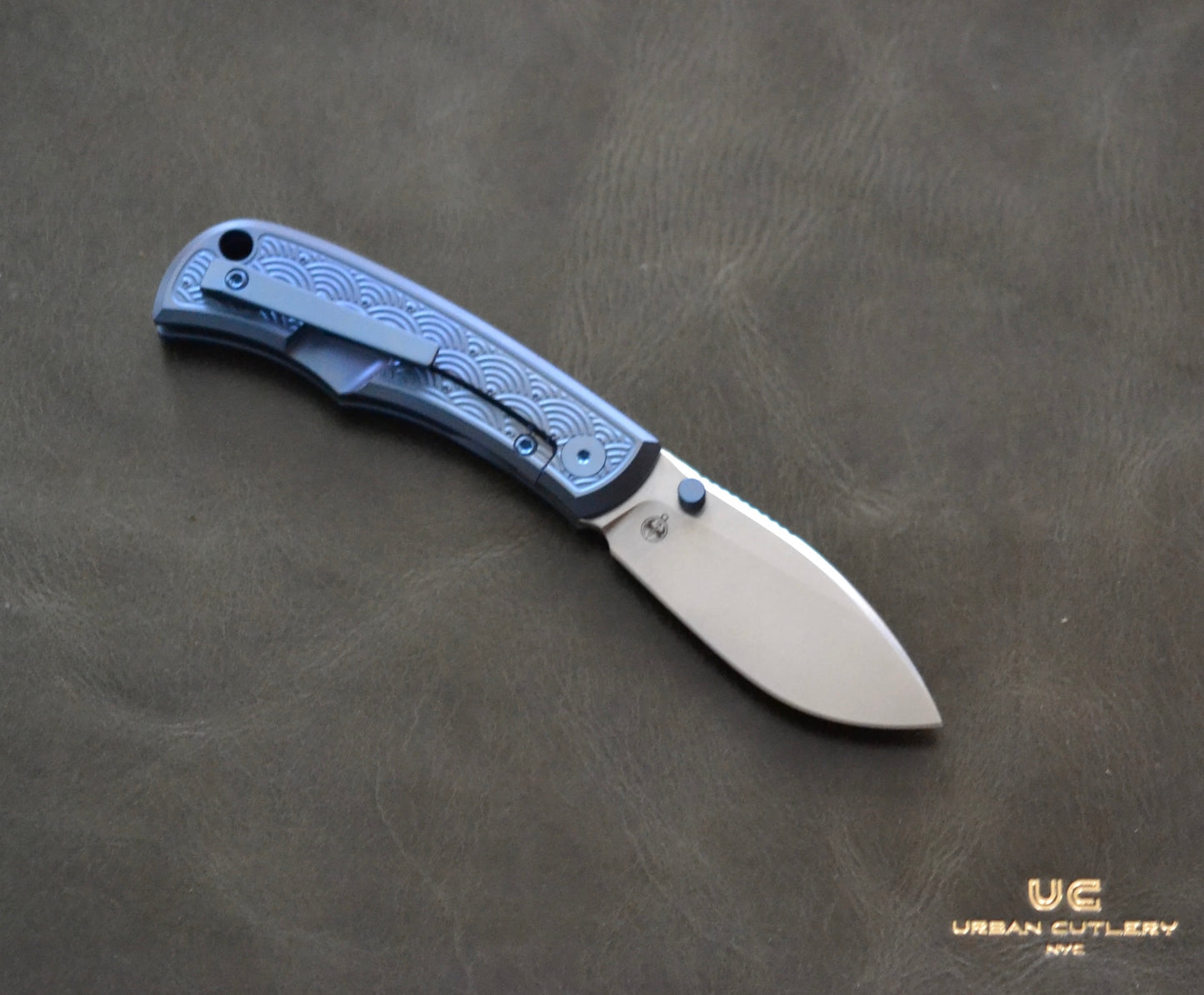 Urban EDC Baby Nessie - Blurple Seigaiha - Brand New Urban EDC Urban Cutlery & Lifestyle Shoppe