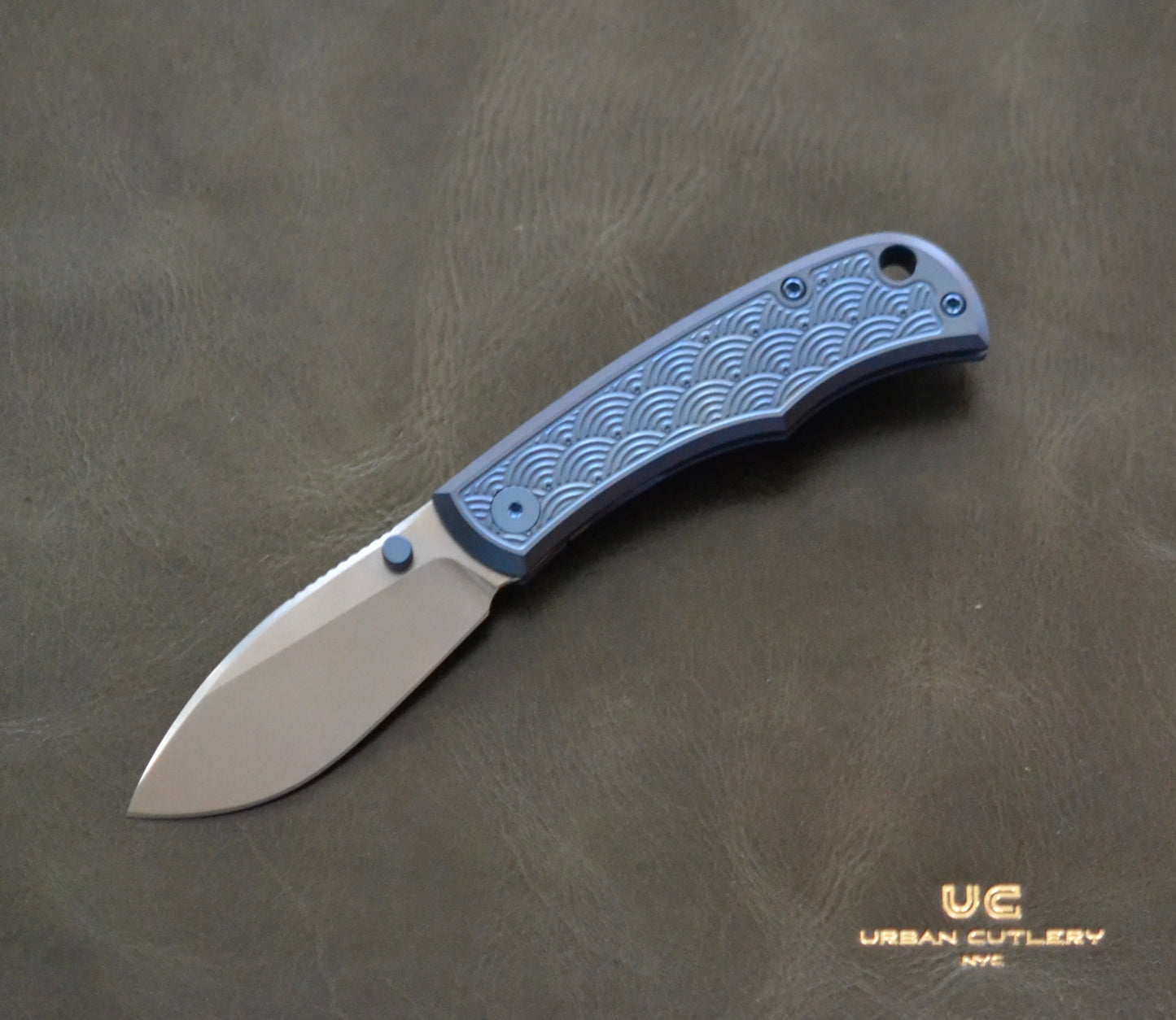 Urban EDC Baby Nessie - Blurple Seigaiha - Brand New Urban EDC Urban Cutlery & Lifestyle Shoppe