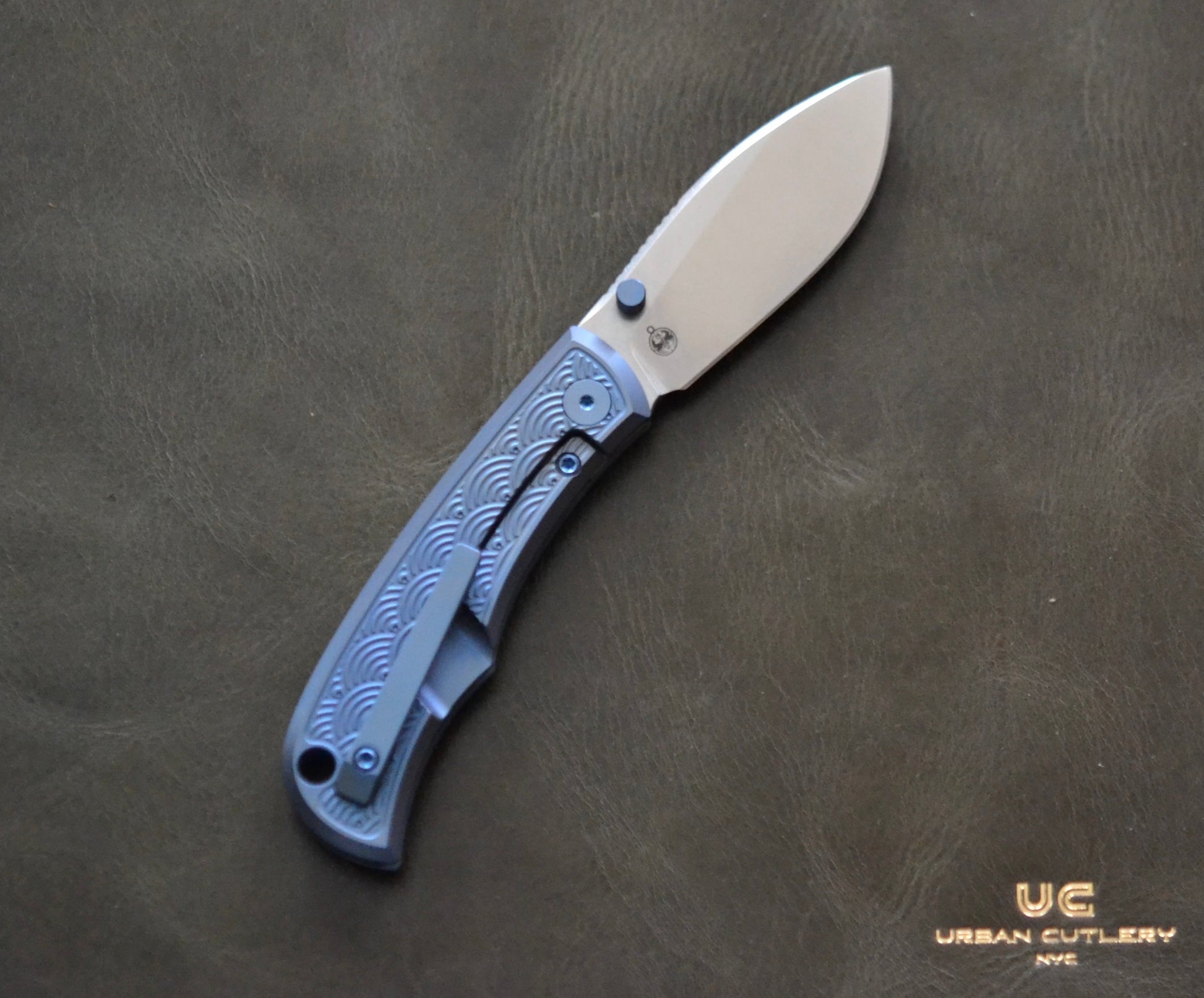 Urban EDC Baby Nessie - Blurple Seigaiha - Brand New Urban EDC Urban Cutlery & Lifestyle Shoppe