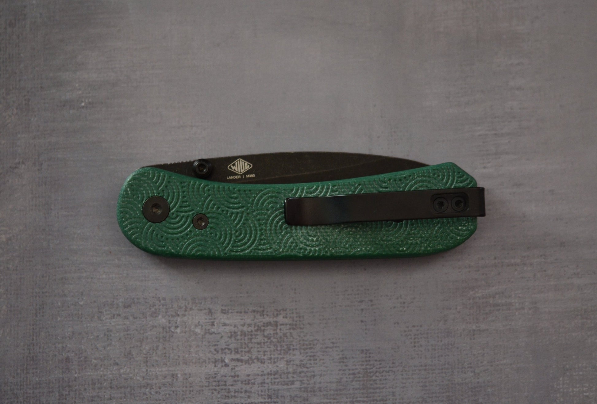 Urban EDC; Knafs Co.-Knafs Co. x Urban EDC Seigaiha Lander (Sprint Run) - M390 - Green - Brand New-4-Urban Cutlery