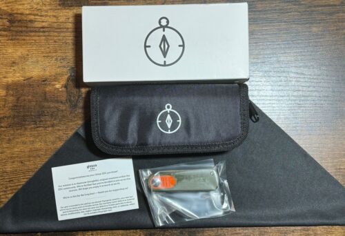 Urban EDC-URBAN EDC BABY BARLOW - HUNTER / ORANGE G10- M390- NEW!! LIMITED EDITION OF 50-1-Urban Cutlery