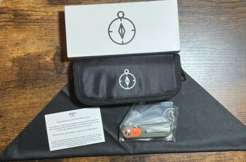 Urban EDC-URBAN EDC BABY BARLOW - HUNTER / ORANGE G10- M390- NEW!! LIMITED EDITION OF 50-2-Urban Cutlery