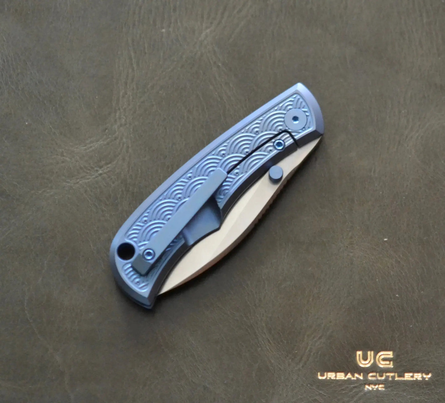 Urban EDC-Urban EDC Baby Nessie - Blurple Seigaiha - Brand New-Urban Cutlery