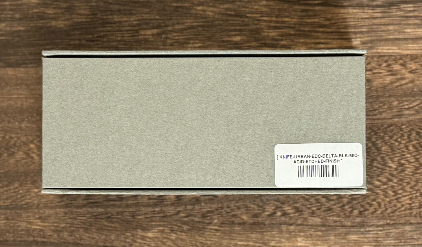 Urban EDC-Urban EDC Delta - Titanium and Elmax - Black Micarta and Acid Etched Blade - Brand New-6-Urban Cutlery