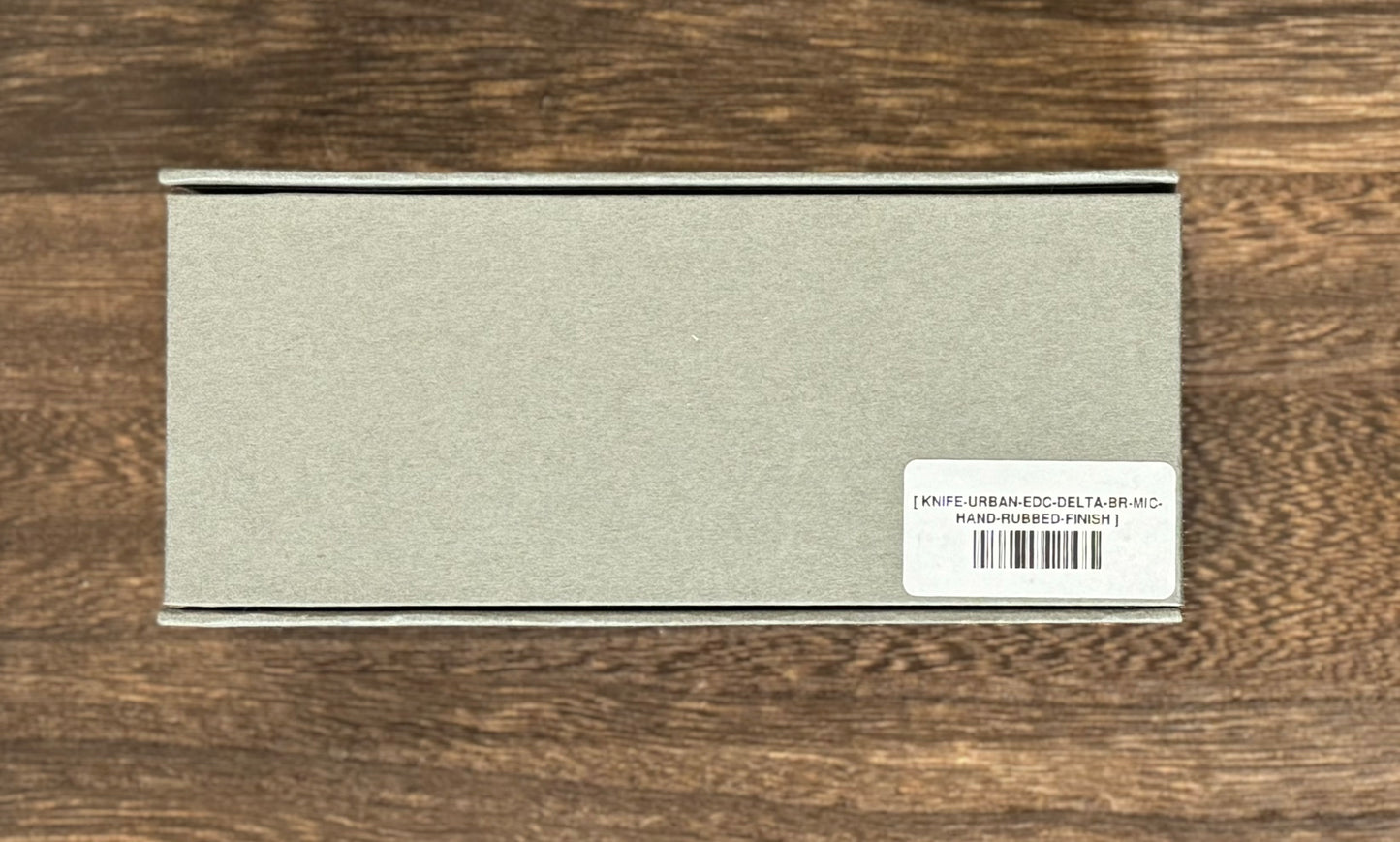 Urban EDC-Urban EDC Delta - Titanium and Elmax - Brown Micarta and Hand Rubbed Blade - Brand New-6-Urban Cutlery