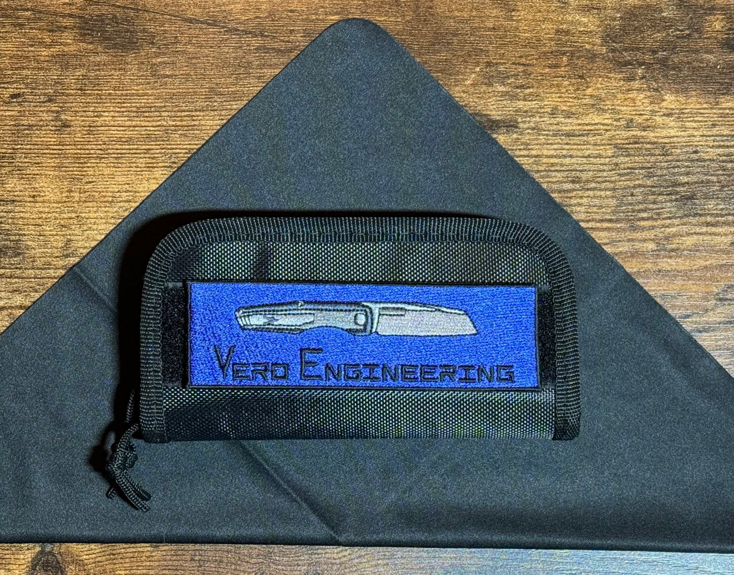 Vero Axon Mini Frame Lock - Hand Satin M390 Blade - Raw Titanium Handle - First Run #244 Vero Engineering Urban Cutlery & Lifestyle Shoppe