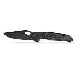 Vosteed-Vosteed Thunderbird - Trek Lock Knife (3.25" Elmax Blade & Black Titanium Frag Pattern Handle) - VOSA0312-3-Urban Cutlery