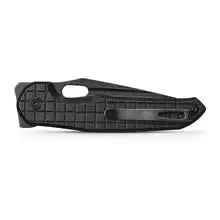 Vosteed-Vosteed Thunderbird - Trek Lock Knife (3.25" Elmax Blade & Black Titanium Frag Pattern Handle) - VOSA0312-Urban Cutlery