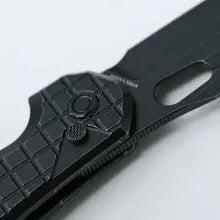 Vosteed-Vosteed Thunderbird - Trek Lock Knife (3.25" Elmax Blade & Black Titanium Frag Pattern Handle) - VOSA0312-Urban Cutlery