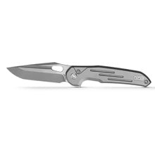 Vosteed-Vosteed Thunderbird - Trek Lock Knife (3.25" Elmax Blade & Gray Titanium Handle) - VOSA0313-3-Urban Cutlery