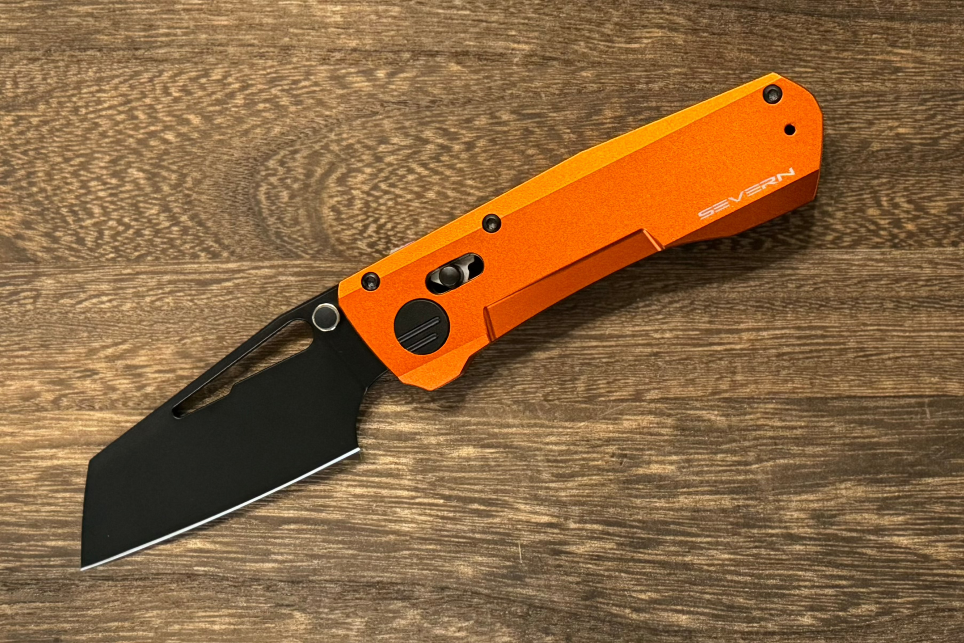 Winterblade Severn - Orange 7075 Aluminum, Black PVD M390 Blade - Brand New Winterblade Urban Cutlery & Lifestyle Shoppe