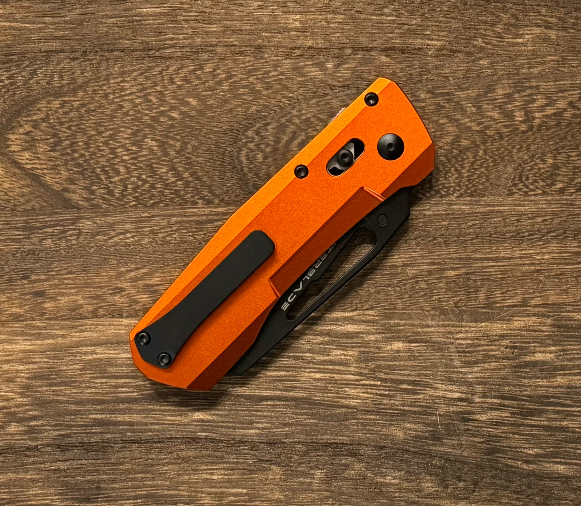Winterblade-Winterblade Severn - Orange 7075 Aluminum, Black PVD M390 Blade - Brand New-Urban Cutlery